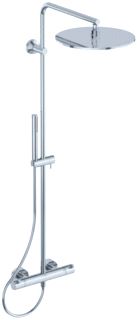 IDEAL STANDARD CERATHERM T125 DOUCHESYSTEEM MET DOUCHETHERMOSTAAT STAAF-EN HANDDOUCHE EN DOUCHESLANG 1750MM MET PENGREPEN CHROOM 