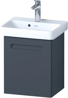 DURAVIT NO.1 MEUBELSET LINKS MET WASTAFEL 45X35X62CM GRAFIET MAT 