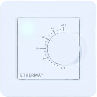 ETHERMA DRAAITHERMOSTAAT MET APPFUNCTIE DRAAIKNOP 16 A 5-28 °C 