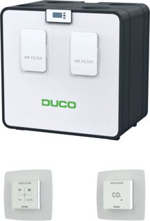 DUCO WTW APP EENGEZINSWONING ALL-IN-ONE DUCOBOX ENERGY COMFORT D325 CO2 & BD WIT 