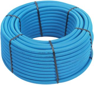 HENCO ALUPEX STANDARD 16X2 ROL=25M MEERLAGENBUIS MET MANTEL BLAUW 