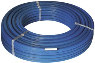 HENCO ALUPEX STANDARD 32X3 ROL=25M MEERLAGENBUIS MET ISOLATIE 10MM BLAUW 