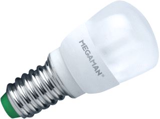 MEGAMAN LED-LAMP LILIPUT WIT ENERGIE-EFFICIENTIEKLASSE F VOET E27 