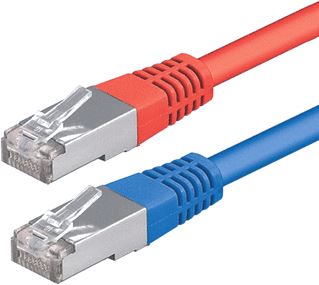 ESYLUX KABELSET RJ45 5M VOOR TUNABLE WHITE 6X ROOD / 6X BLAUW 