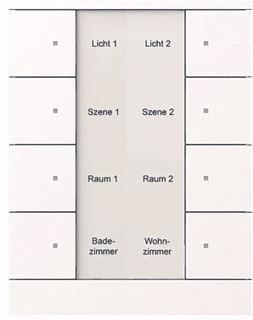 ABB BUSCH JAEGER TASTSENSOR BUSSYSTEEM ABB I-BUS KNX BEDIENINGS SENSOR KNX CLIMAECO WIT 8F