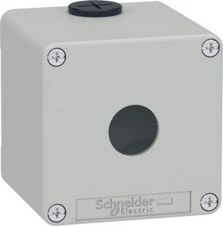 SCHNEIDER ELECTRIC GRIJZE LEGE DRUKKNOPKAST 1 GAT 22 MM