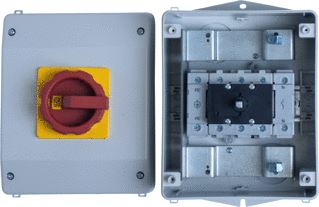 ASN SONTHEIMER RLT63/4PM-D2/Z33-GB/PE/Z103/EMC EMC WERKSCHAKELAAR 63A 4 POLIG OPBOUW IP65 