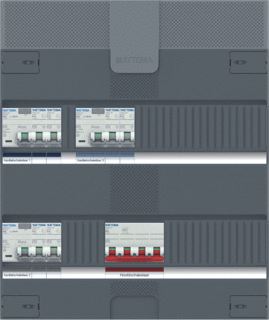 ATTEMA INSTALLATIEKAST 3-FASE 6 GROEPEN 3 ALS HS 40A 4P 36-MOD IP20 HXBXD 390X330X110MM 