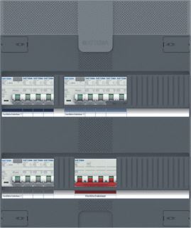 ATTEMA INSTALLATIEKAST 3-FASE 8 GROEPEN 3 ALS HS 40A 4P 36-MOD 1F-KOOK IP20 HXBXD 390X330X110MM 