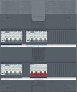 ATTEMA INSTALLATIEKAST 3-FASE 9 GROEPEN 3 ALS HS 40A 4P 36-MOD IP20 HXBXD 390X330X110MM