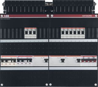 ABB INSTALLATIEKAST PV 3-FASE 1 HS 40A 4P 3 ALS 63A 4P 30 MA 1 AARDLEK AUT. B16 3P+N 30 MA 1