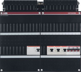 ABB INSTALLATIEKAST PV 3-FASE 1 HS 40A 4P 1 ALS 63A 4P 30MA 3 ALS 63A 2P 30MA