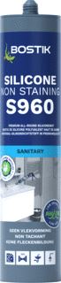 DEN BRAVEN BOSTIK S960 SILICONE NON STAINING SANITAIRKIT 310 ML WIT 