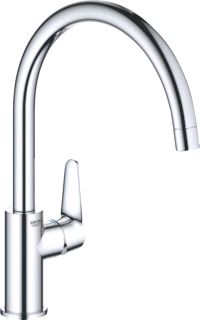 GROHE START CURVE KEUKENMENGKRAAN 1-HENDEL HOGE UITLOOP CHROOM 