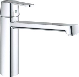 GROHE GET KEUKENMENGKRAAN BLAD/KRAANGAT EENGREEPS 200MM HOOGTE 221MM UITLOOP MEDIUM DRAAIBAAR CHROOM 