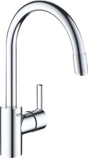 GROHE FEEL KEUKENMENGKRAAN EENGREEPS MOUSSEUR UITTREKBAAR 360MM HOOGTE 215MM UITLOOP DRAAIBAAR CHROOM 