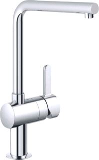 GROHE FLAIR KEUKENMENGKRAAN BLAD/KRAANGAT EENGREEPS 360MM HOOGTE 210MM L-UITLOOP DRAAIBAAR CHROOM 