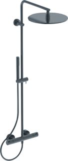 IDEAL STANDARD CERATHERM T125 DOUCHESYSTEEM MET THERMOSTAAT HOOFDDOUCHE EN HANDDOUCHE MAGNETIC GREY 