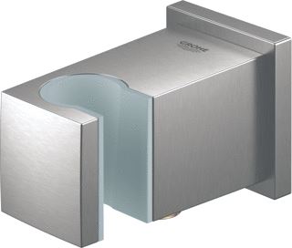 GROHE EUPHORIA CUBE WANDAANSLUITBOCHT MET WANDHOUDER SUPERSTEEL 