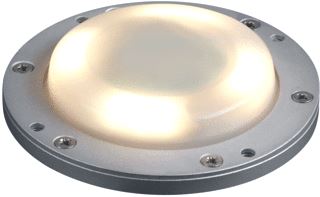 SLV SMALL PLOT MODULE LED-MODULE ALUMINIUM / FROSTED 3W 3000K CRI80 180° 