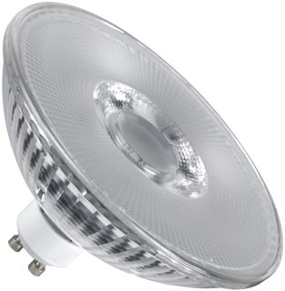 SLV LED-LAMP REFLECTOR GU10 8W 680LM 2700K HELDER DIMBAAR WIT IP20 DXL 111X111MM 