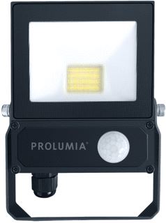 PROLUMIA PRO-FLOOD BASIC 10WATT 3000K MET PIR SENSOR