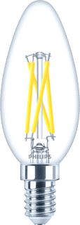 PHILIPS LED-LAMP KAARS E14 2W 340LM 2200-2700K CRI90 HELDER DIMBAAR WIT IP65 DXL 35X97MM 