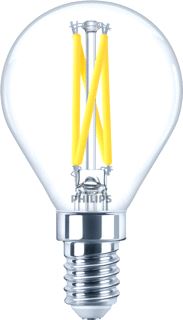 PHILIPS LED-LAMP PEER E14 2W 340LM 2200-2700K CRI90 HELDER DIMBAAR WIT IP65 DXL 45X80MM 