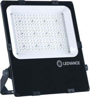 LEDVANCE FL PERF. 150W 18400LM 3000K CRI80 55°X110° DIMBAAR DALI OPBOUW ZWENKBAAR LED IP66 BEH. ZWART,LXBXH 451X330X77MM 