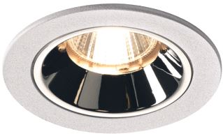 SLV NUMINOS DL S INDOOR LED PLAFONDINBOUWARMATUUR WIT/CHROOM 2700K 20° INCL. BLADVEREN 