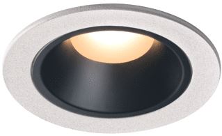 SLV NUMINOS DL S INDOOR LED PLAFONDINBOUWARMATUUR WIT/ZWART 2700K 20° INCL. BLADVEREN 