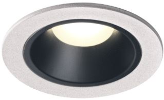 SLV NUMINOS DL S INDOOR LED PLAFONDINBOUWARMATUUR WIT/ZWART 4000K 20° INCL. BLADVEREN