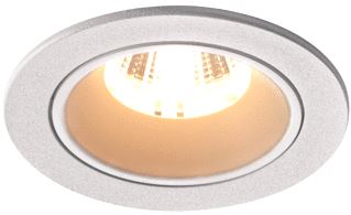 SLV NUMINOS DL S INDOOR LED PLAFONDINBOUWARMATUUR WIT/WIT 2700K 20° INCL. BLADVEREN