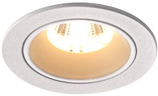 SLV NUMINOS DL S INDOOR LED PLAFONDINBOUWARMATUUR WIT/WIT 3000K 20° INCL. BLADVEREN