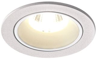 SLV NUMINOS DL S INDOOR LED PLAFONDINBOUWARMATUUR WIT/WIT 4000K 20° INCL. BLADVEREN