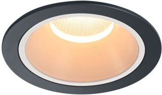 SLV NUMINOS DL XL INDOOR LED PLAFONDINBOUWLAMP ZWART/WIT 2700 K 20°