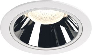 SLV NUMINOS DL XL INDOOR LED PLAFONDINBOUWLAMP WIT/CHROOM 4000 K 20° 
