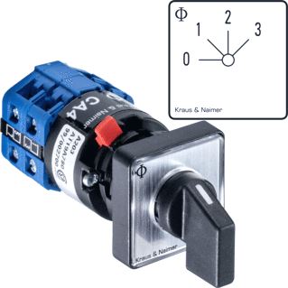 KRAUS & NAIMER STAPPENSCHAKELAAR 10A 3P 45 0-3 