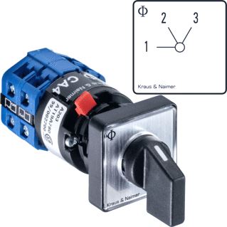 KRAUS & NAIMER STAPPENSCHAKELAAR 10A 3P 60 1-3 