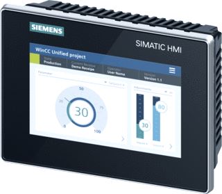 SIEMENS GRAFISCH PANEEL HMI MTP700 UNIFIED COMFORT