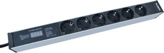 RATIO PDU 1X16A 6XSCHUKO OUTLET+POWER METER 3M SCHUKO NETSNOER 