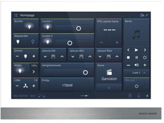 ABB BUSCH-WELCOME IP BINNENPOST VIDEO IPTOUCH 10 HANDSFREE MET KLEURENSCHERM MET LAN/WLAN VERBINDING WIT 