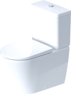 DURAVIT D-NEO STAAND TOILET VOOR COMBINATIE 650 MM WIT HOOGGLANS DIEPSPOELER RIMLESS VOOR OP TOILET GEMONTEERDE STORTBAK 0 L / 4,5 L PK|WATERPAS WONDERGLISS 