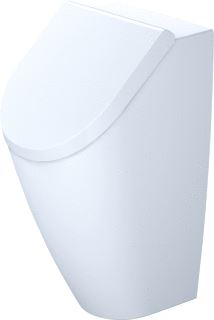 DURAVIT ME BY STARCK URINOIR WIT HOOGGLANS RIMLESS HYGIENEGLAZE UITVOERING VOOR DEKSEL MIK-VLIEG INCL. MONTAGEMATERIAAL 