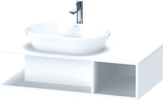 DURAVIT D-NEO WASTAFELONDERBOUWKAST MET 1 OPEN VAK ZIJDELINGS RECHTS 100X55X26CM WIT MAT