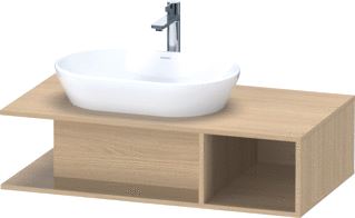 DURAVIT D-NEO WASTAFELONDERBOUWKAST MET 1 OPEN VAK ZIJDELINGS RECHTS 100X55X26CM NATUUR EIKEN MAT