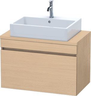 DURAVIT DURASTYLE CONSOLE WASTAFELMEUBEL 800X478 MM KLEUR FRONT: NATUUR EIKEN MAT KLEUR CORPUS: NATUUR EIKEN MAT AANTAL LADEN: 1 