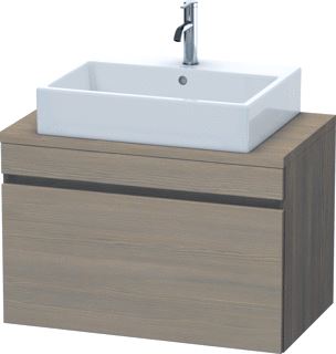 DURAVIT DURASTYLE CONSOLE WASTAFELMEUBEL 800X478 MM KLEUR FRONT: EIKEN TERRA MAT KLEUR CORPUS: EIKEN TERRA MAT AANTAL LADEN: 1 