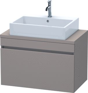 DURAVIT DURASTYLE CONSOLE WASTAFELMEUBEL 800X478 MM KLEUR FRONT: BASALT MAT KLEUR CORPUS: BASALT MAT AANTAL LADEN: 1 