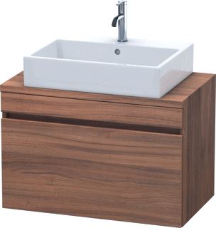 DURAVIT DURASTYLE CONSOLE WASTAFELMEUBEL 800X478 MM KLEUR FRONT: NOTEN MAT KLEUR CORPUS: NOTEN MAT AANTAL LADEN: 1 